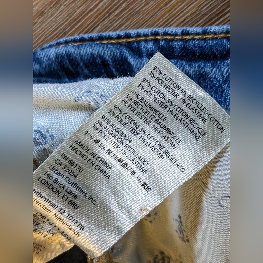 3 FOR 25$! Anthropologie Pilcro Jeans Slim High Rise Destroyed SIZE 27 - Picture 8 of 14